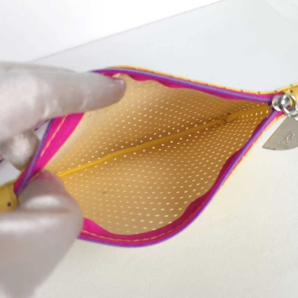 IPSY Yellow Mesh Orange Slice Zipper + Floral Makeup‎ Cosmetic Bags